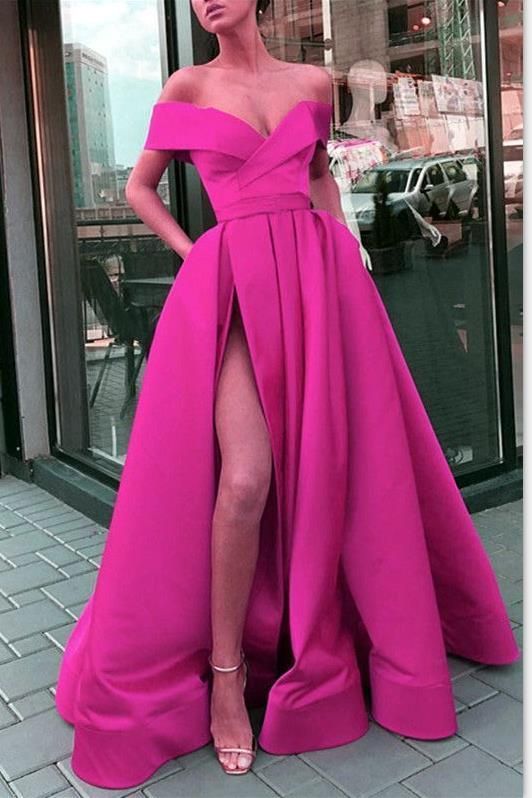 Right Shoulder Prom Dress