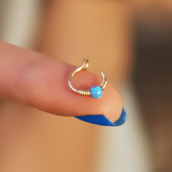Faux Silver Septum Ring Jump Rings Faux Silver Septum Ring Jump Rings