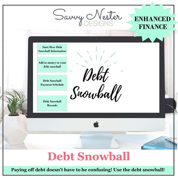 Debt Snowball Excel Excel Debt Payoff Excel Credit Card Credit