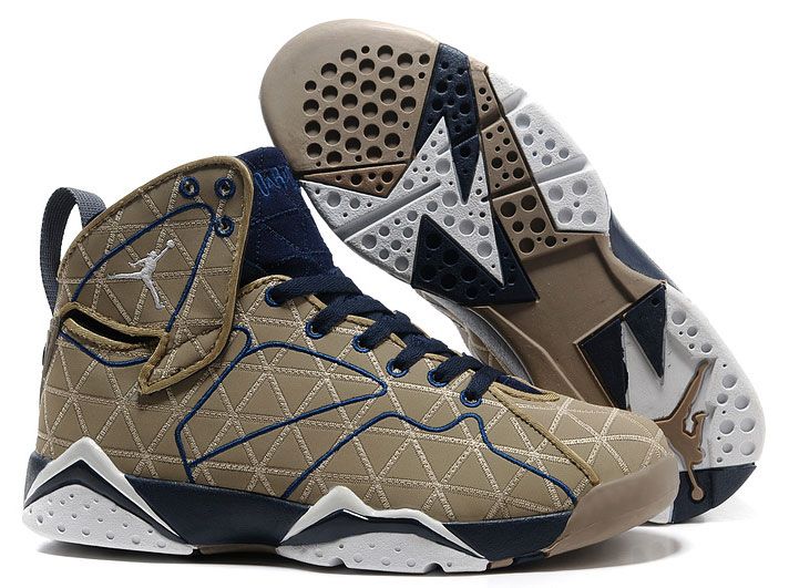 Air Jordan VII Filbert/Natural-Obsidian-White---This would be what you are looking for!