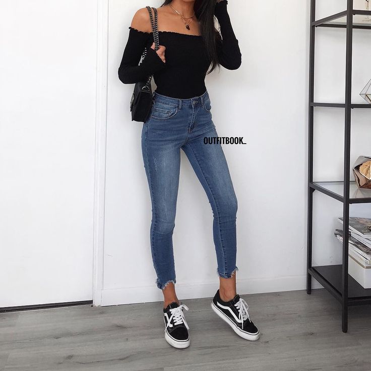Yes we can wear off shoulder top in winter⚡️ Jeans: JD189 | Pull/Top: 717 (b...