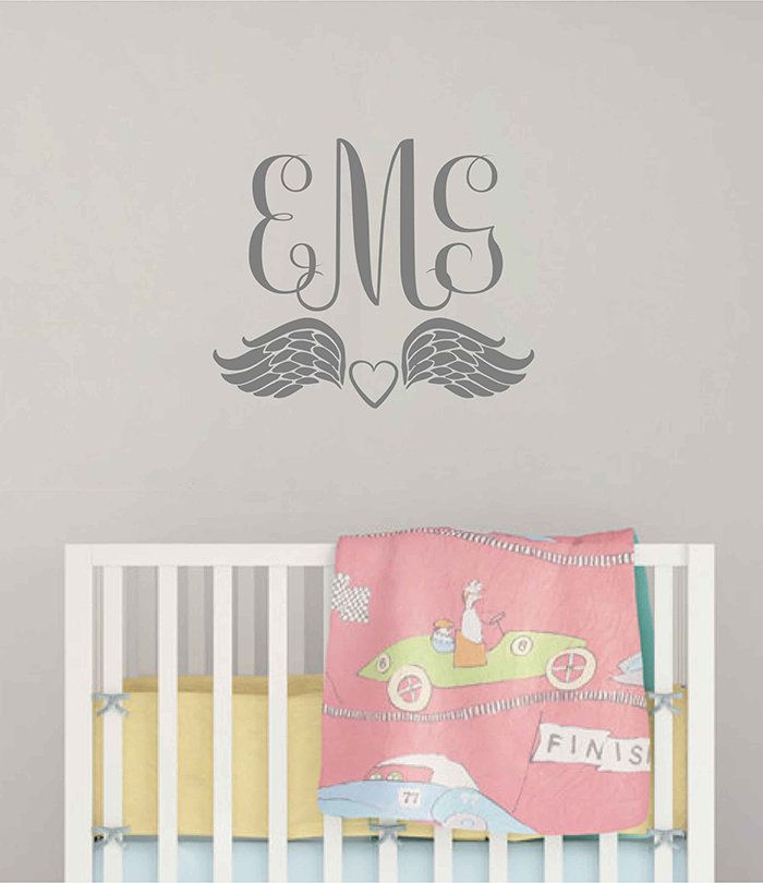 Personalized Monogram Wall Decal Children Nursery Wedding Vinyl Let Decals Decor - Monogram Wall Decals Nursery Personalized Monogram Wall Decal Children Nursery Wedding Vinyl Let Decals Decor - Monogram Wall Decals Nursery