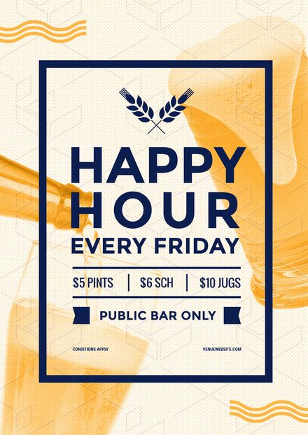 editable drink promotion poster templates diy with easil s tools