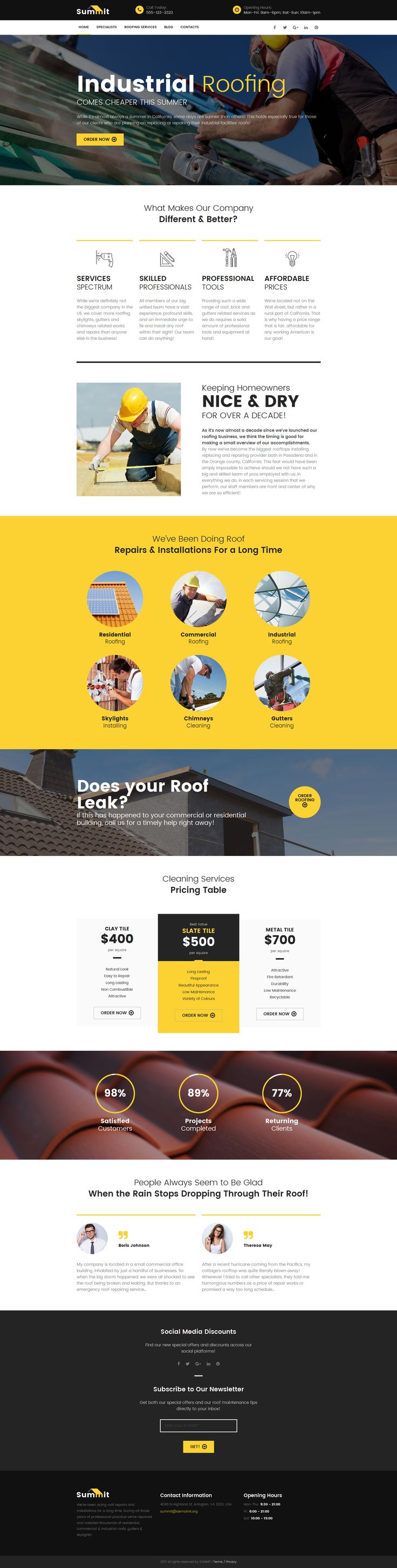 Roofing Company Responsive Moto CMS 3 Template #59485 - https://www.templatemonster.com/moto-cms-3-templates/roofing-company-responsive-moto-cms-3-template-59485.html