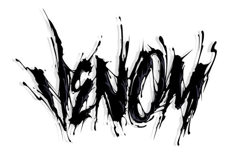 venom marvel spiderman lettering custom lettering hand poster lettering ideas
