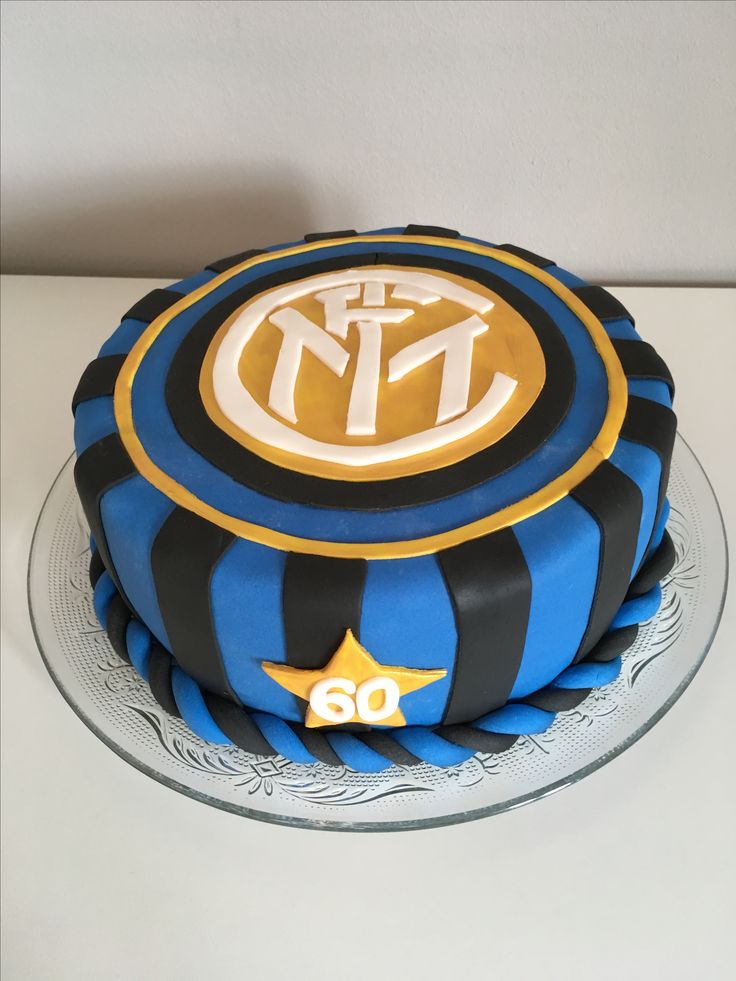 Inter Mailand Torte / Inter Milan Cake | Torte, Torte di compleanno, Dolci