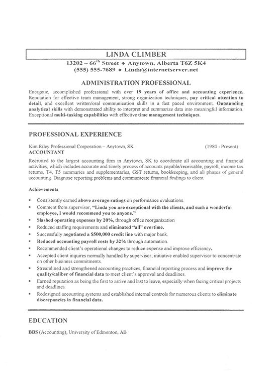 Sample Chronological Resume Templates - http://www.resumecareer.info/sample-chronological-resume-templates/