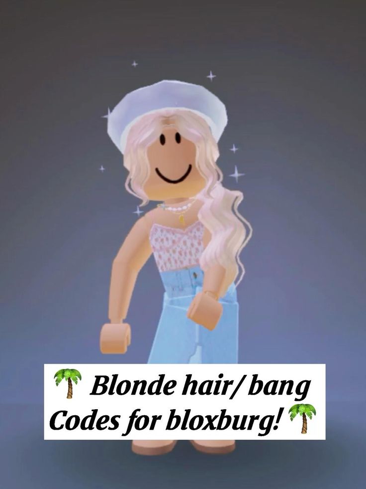 Blonde hair codes + bangs / please don’t repost without creds! [Video Blonde hair codes + bangs / please don’t repost without creds! [Video