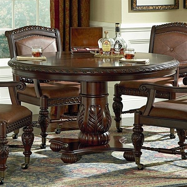 Antoinette Round Dining Table Set In Cherry Mahogany Finish By Antoinette Round Dining Table Set In Cherry Mahogany Finish By From Www Mmfurniture Furniture Room And Kitchen Pinterest