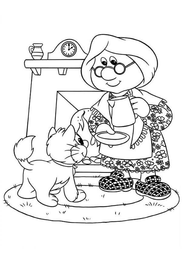Download Mrs Goggins Give A Cat A Cup Of Milk Postman Pat Coloring Pages : Bulk Color | Coloring pages ...