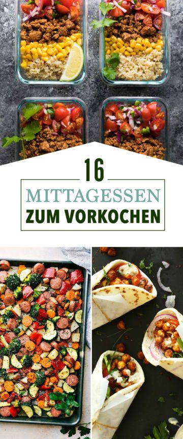 16 Meal-Prep-Ideen, die du lässig am Wochenende vorbereiten kannst