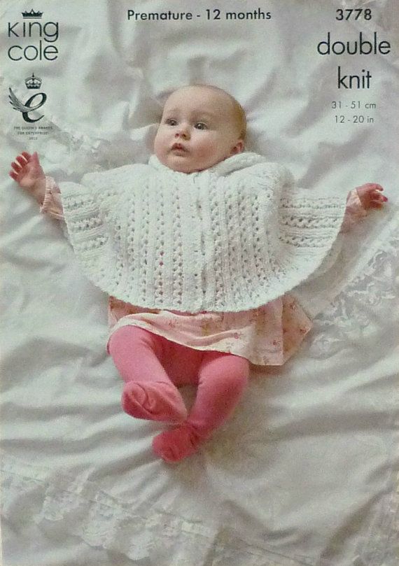 158 best Baby Ponchos - Knitting and Crochet Patterns images on Pinterest P...