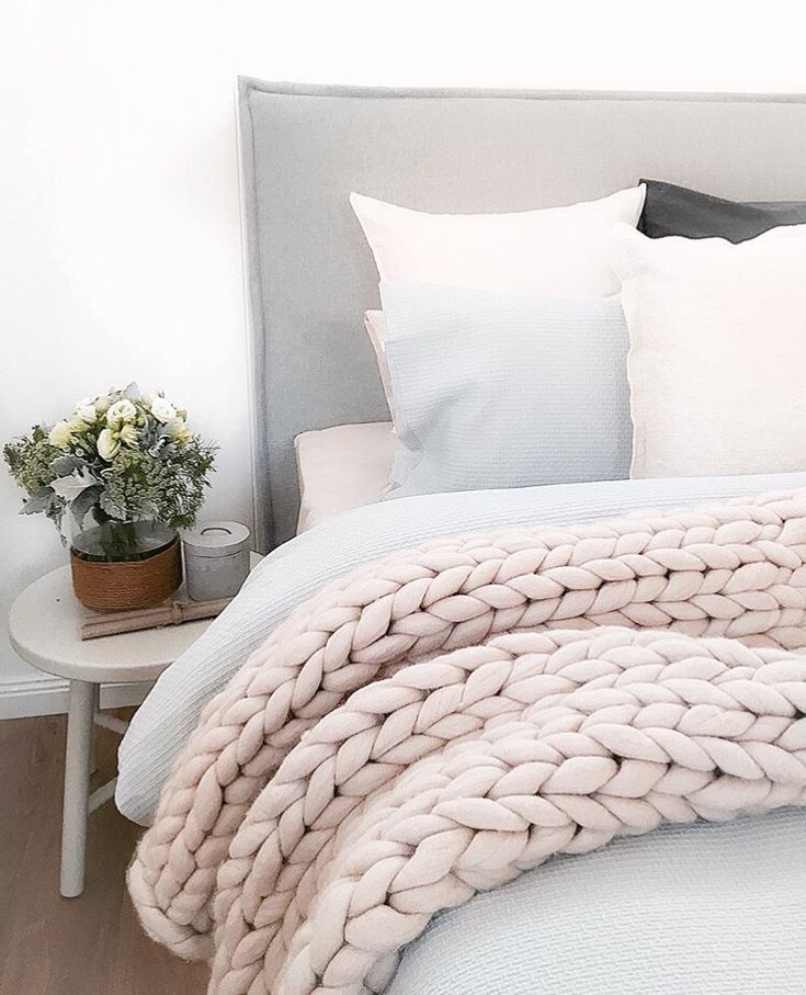 Chunky Merino Runner - Light Oatmeal  Bedrooms, Interiors 