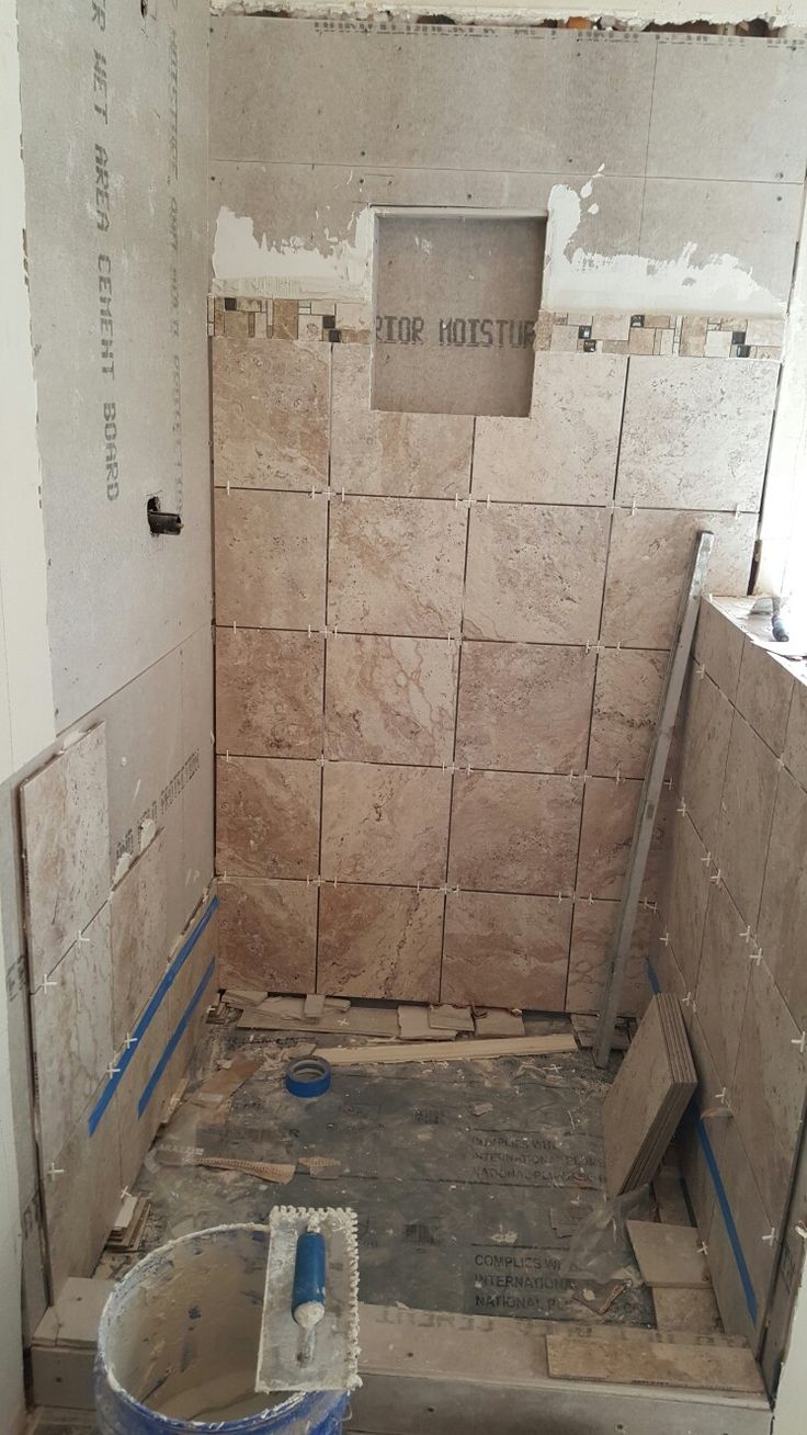 Moisture barrier and tile | Shower, Barrier, Structures How To Fix Standing Water In Tile Shower