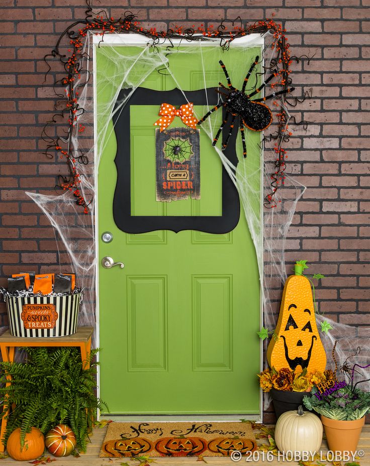 make your doorstep the talk of the town with spooky cute decor