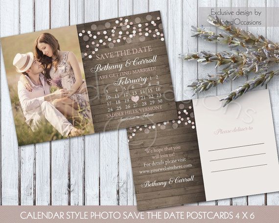 print your own save the date postcards