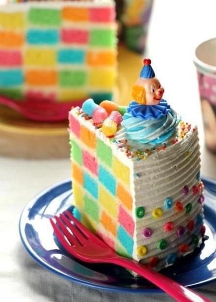 Fancy Rainbow Checkerboard Cake Fancy Rainbow Checkerboard Cake