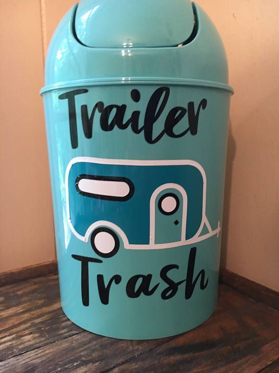 VINTAGE TRAVEL TRAILER DECAL T-SHIRT " Trailer Trash." VINTAGE TRAVEL TRAILER DECAL T-SHIRT " Trailer Trash."
