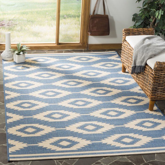 Mathieson Cream Blue Area Rug Area Rugs Geometric Area Rug Rugs