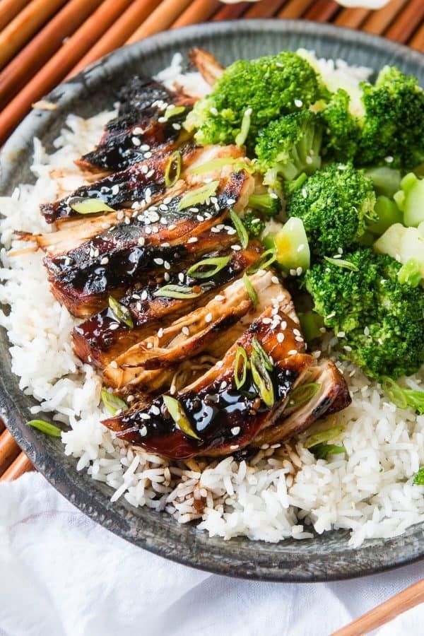 Asian grilled chicken breast