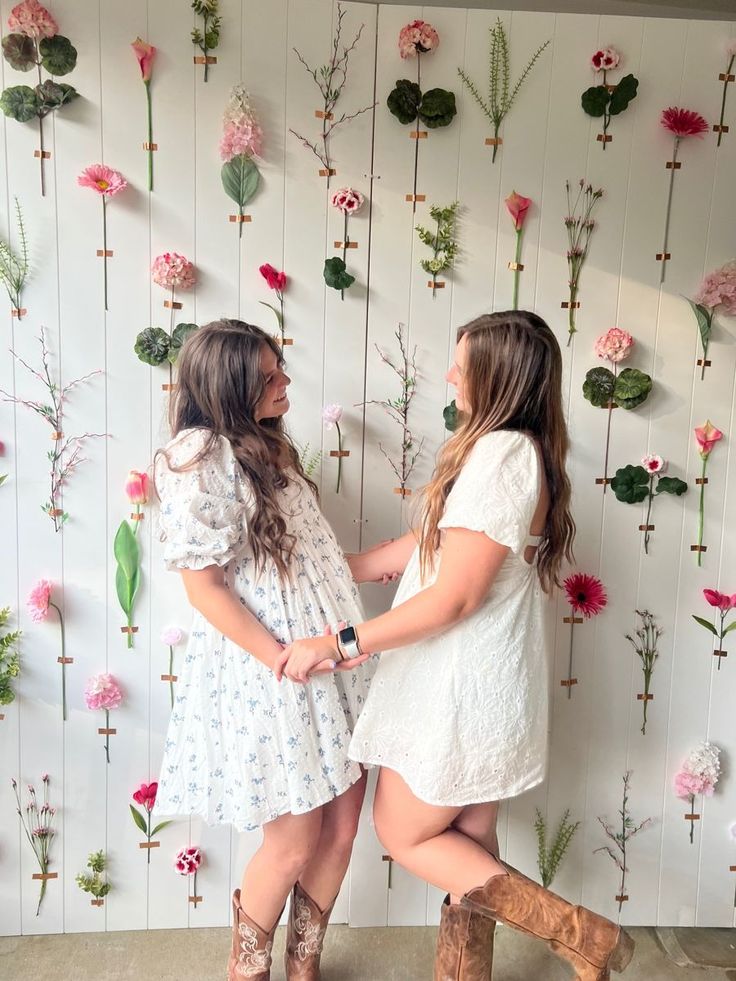 Engagement Party Photo Backdrop | Baby shower flowers, Wildflower baby