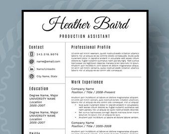 modern resume template for word 1 3 page resume cover letter modern format for reference page resume