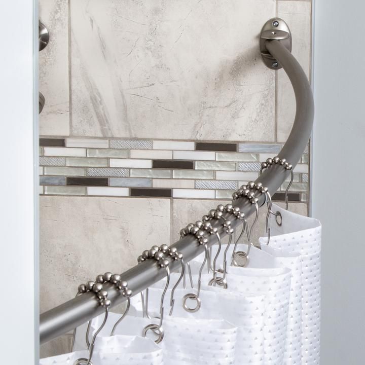 Swing Arm 24 To 38 Inch Adjustable Curtain Rod 38 Home Decor