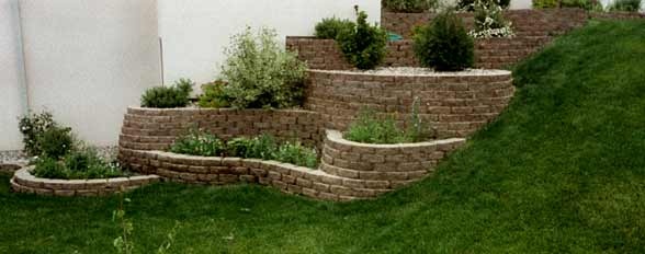 98 Best Retaining Walls Images On Pinterest 058 Severe Terrace Gives Curve Eal On A Side Of House