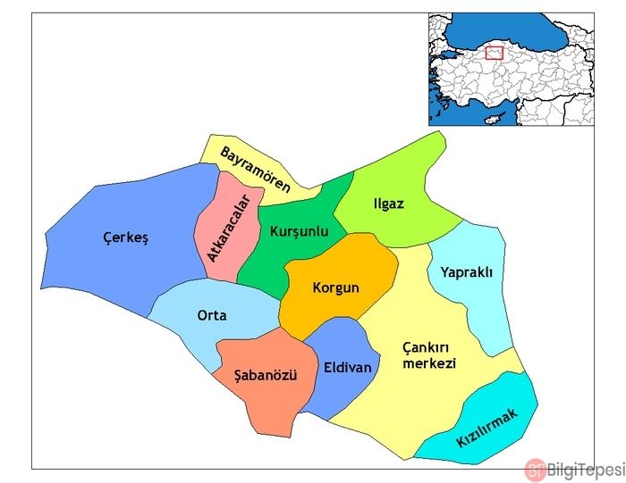 Cankiri Ilceleri Sehir Rehber Ordu