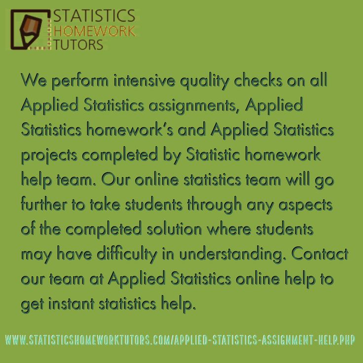Help with statistics homework online