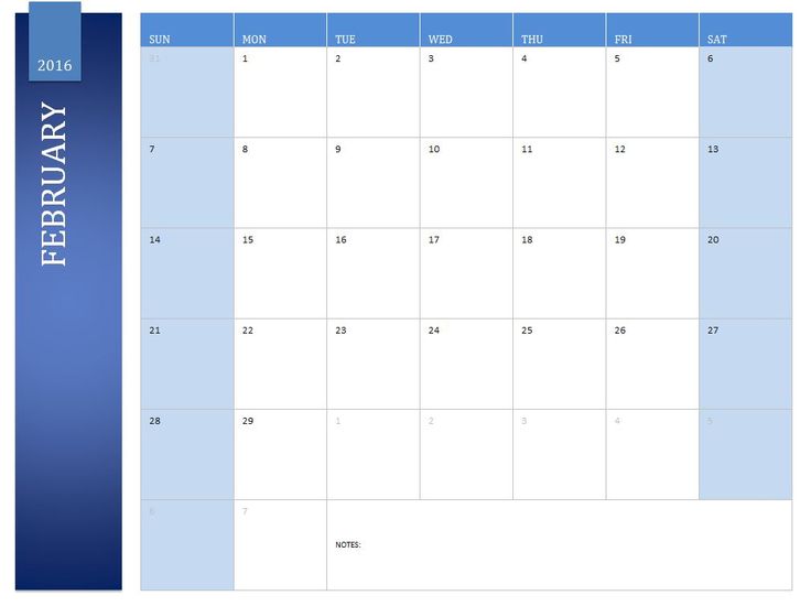 The 25+ best February 2016 calendar template ideas on Pinterest - sample calendar template The 25+ best February 2016 calendar template ideas on Pinterest - sample calendar template