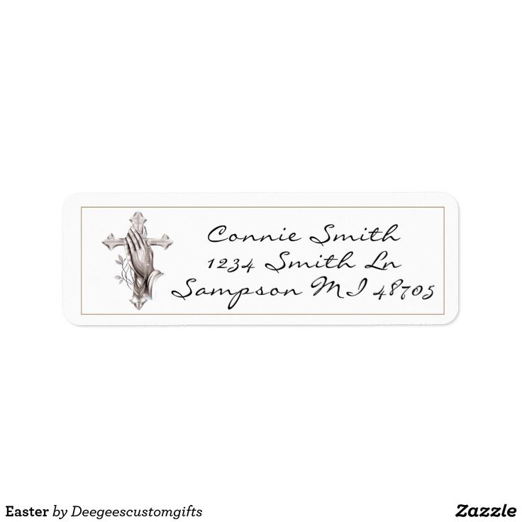 Easter return address labels