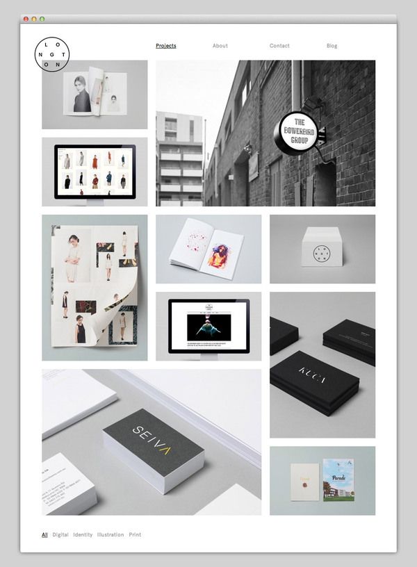 portfolio design layout ideas