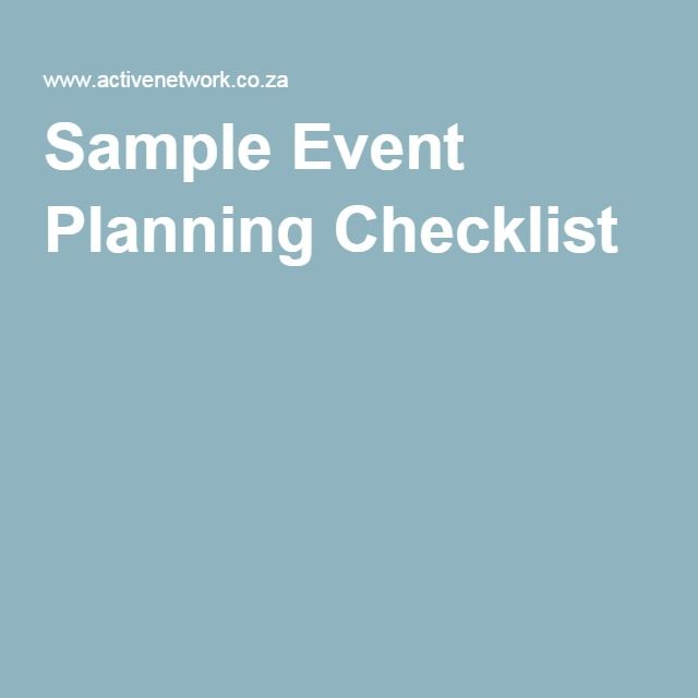 Sample Event Planning Checklist PR Marketing Pinterest Event - sample event Sample Event Planning Checklist PR Marketing Pinterest Event - sample event