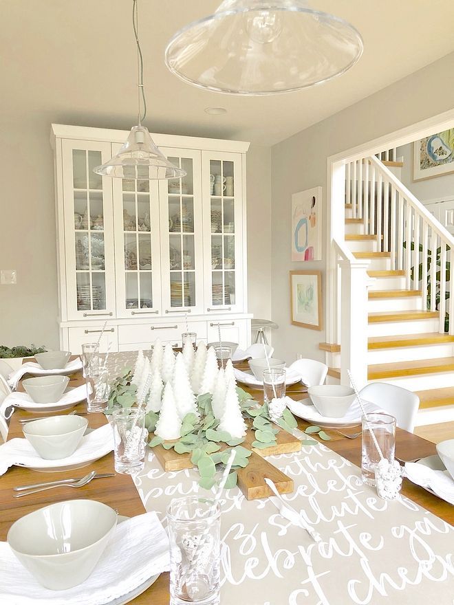 BM Balboa Mist Dining Room Balboa Mist by Benjamin Moore Balboa Mist BM #BMBalboaMist # ...