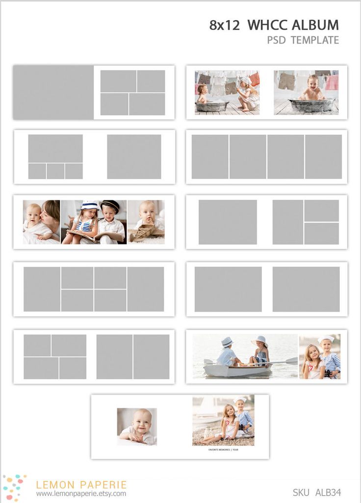 8×12 WHCC Press Printed Album Template, Instant Download (sku alb34) 8×12 WHCC Press Printed Album Template, Instant Download (sku alb34)