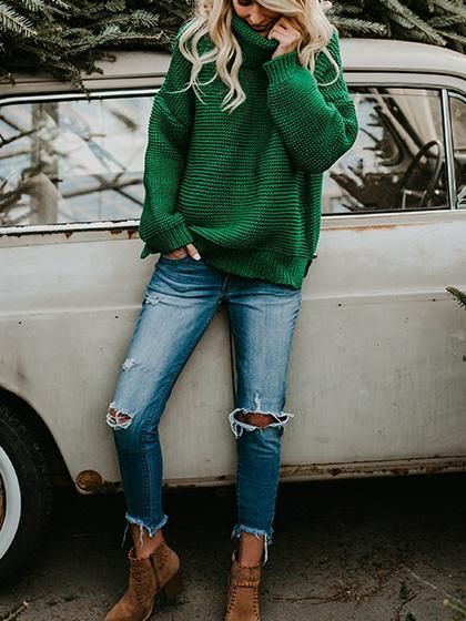 Great Pavacat Evergreen Knit Sweater-Pavacat
