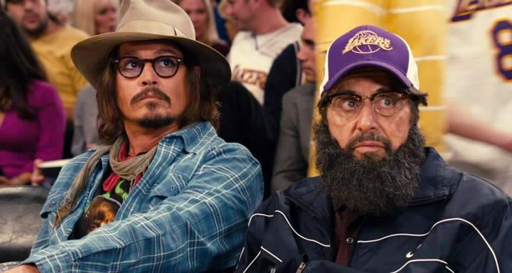 Johnny Depp and Al Pacino in the movie Jack and Jill | Johnny depp