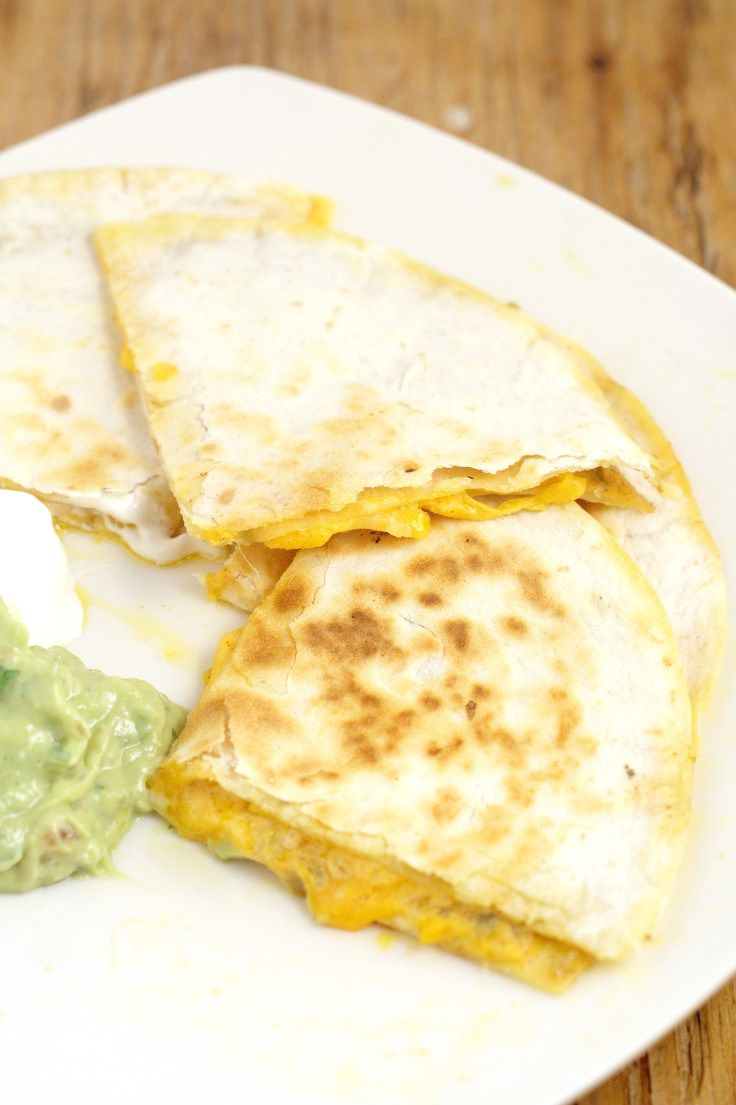 Cheese Quesadillas With Copycat Taco Bell Quesadilla Sauce Tastes JUST cheese-quesadillas-with-copycat-taco-bell-quesadilla-sauce-tastes-just
