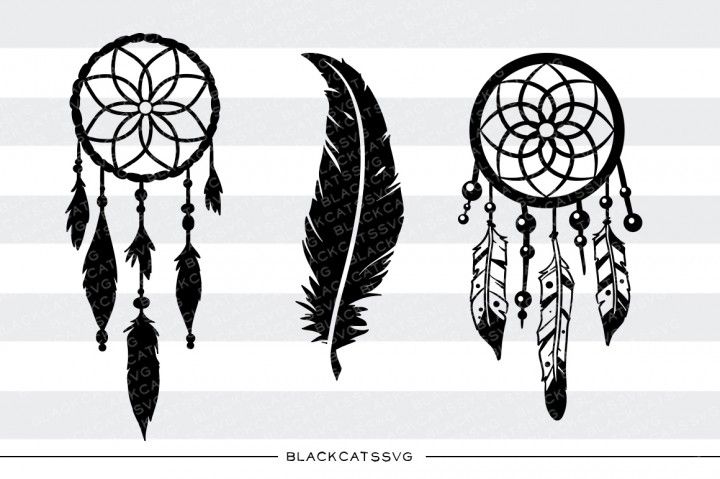 Download Dreamcatcher And Feather Svg File By Blackcatssvg Dream Catcher Svg Free Files Svg