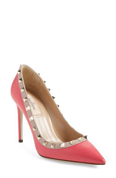 valentino rockstud heels nordstrom