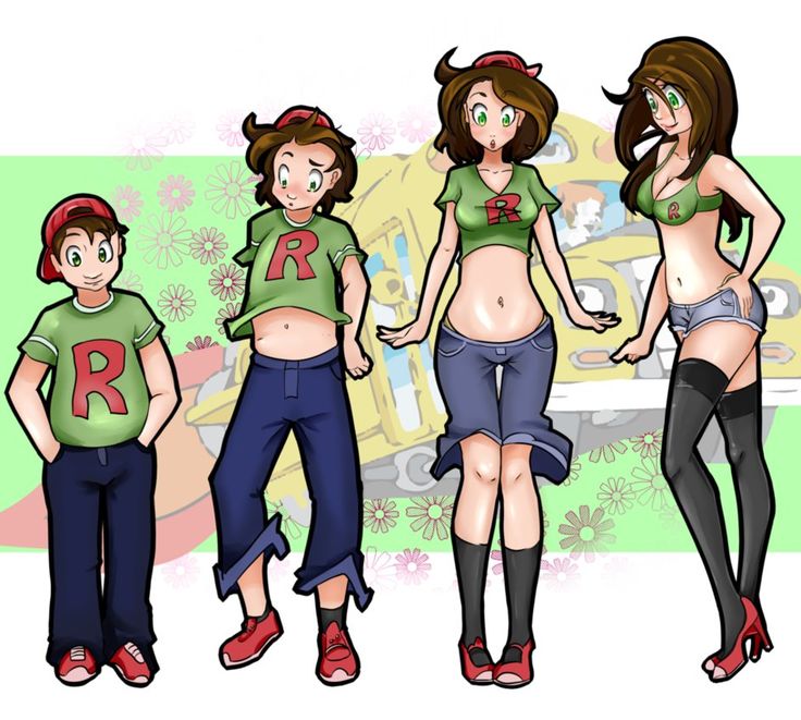 Man turns into woman anime