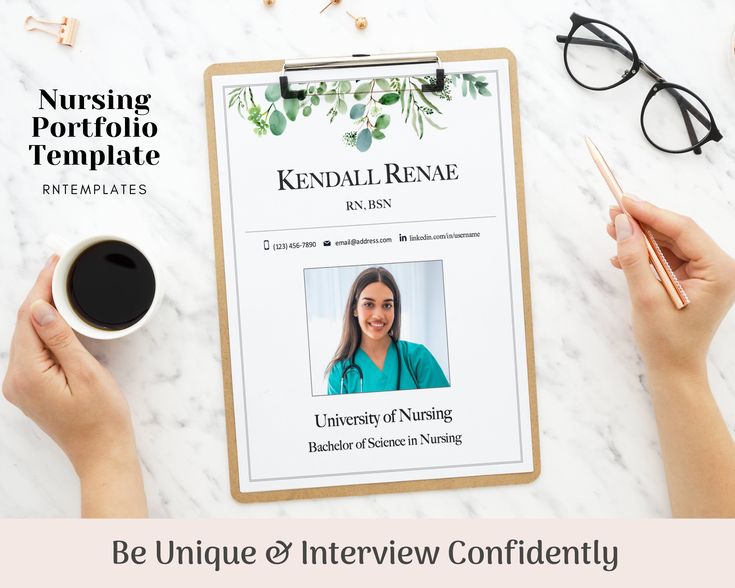 Nursing Portfolio Template Eucalyptus - 9a2abe4f8a8d0849fe2594151c84c98c