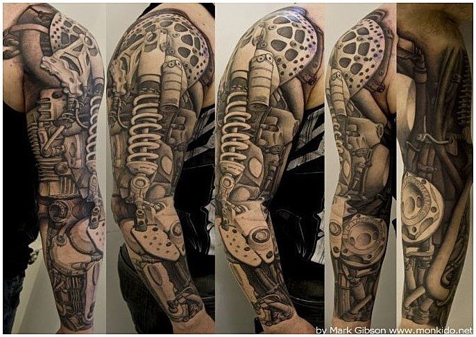 Menssleevetattoo Sleevetattoos Engine Tattoo Sleeve Google Search Click For More Info Mechanical Sleeve Tattoo Biomechanical Tattoo Steampunk Tattoo