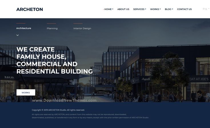 Elegant Interior Design & Architecture HTML Template