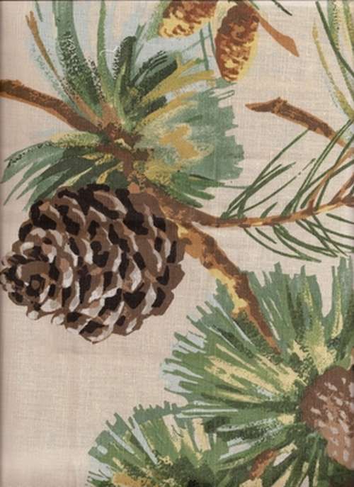 52 Best Pine Cone Wallpaper Border And Decor Images On Pinterest Evergreen Fabric From Grey Watkins Cream