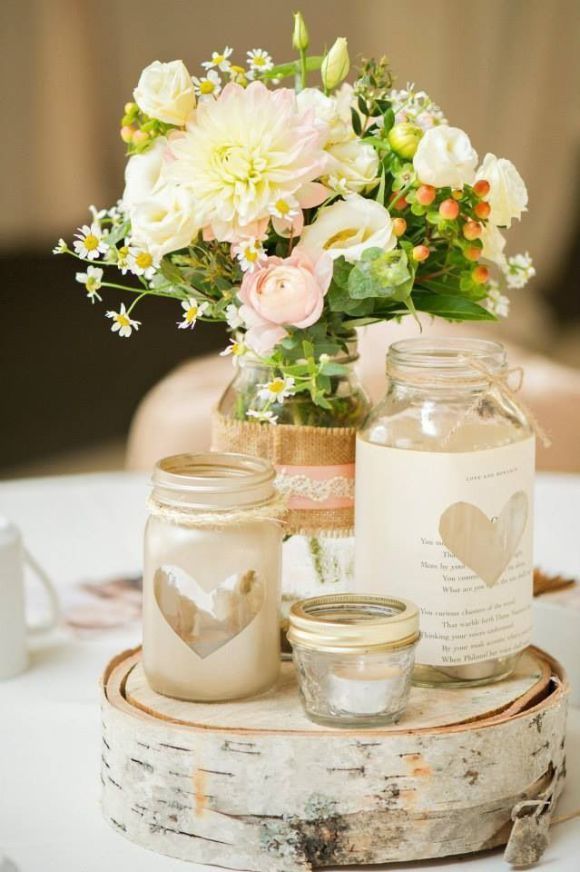 49 Best Mason Jar Centerpieces Images On Pinterest Rustic Wedding Mason Jar Centerpieces Styling Your Rustic Wedding