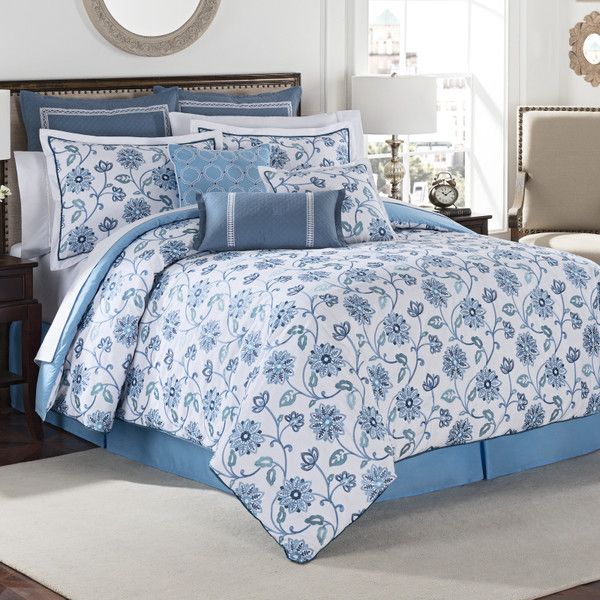 Bluebell Bedding Collection Luxury White Comforter Bedroom Collections - Colonial Williamsburg Bedding Bluebell Bedding Collection Luxury White Comforter Bedroom Collections - Colonial Williamsburg Bedding