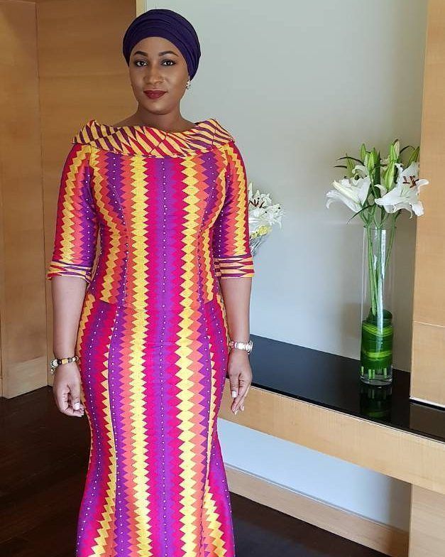 Samira Bawumia at International Conference on Women Trafficking in Mumbai India, African fas… | Latest african fashion dresses, Kente dress, African clothing styles