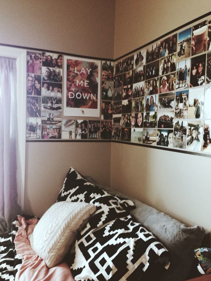 477 Best Bedroom And House Ideas Images On Pinterest Dorm Room Ideas Make A Wallpaper Out Of Photos Posters Art Etc